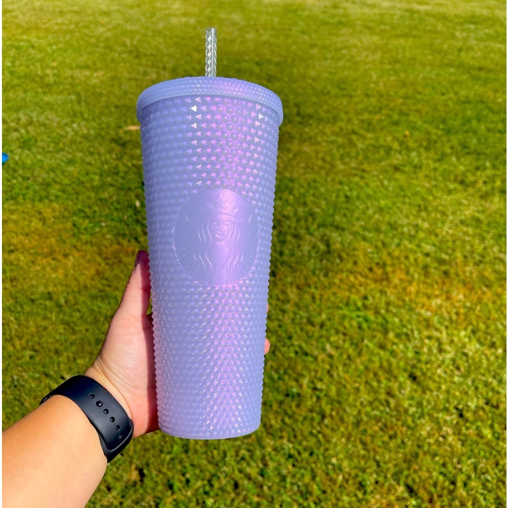 NWT Starbucks 2021 Holiday Limited Edition Icy Lilac Studded Tumbler